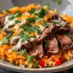 Steak Queso Rice : A Flavorful Recipe