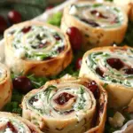 Cranberry and Feta Pinwheels
