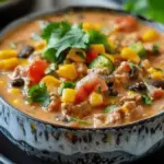 High Protein Creamy Taco Soup