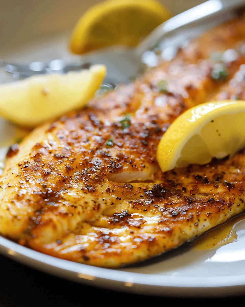 Pan Fried Lemon Butter Tilapia: A Quick and Juicy Delight