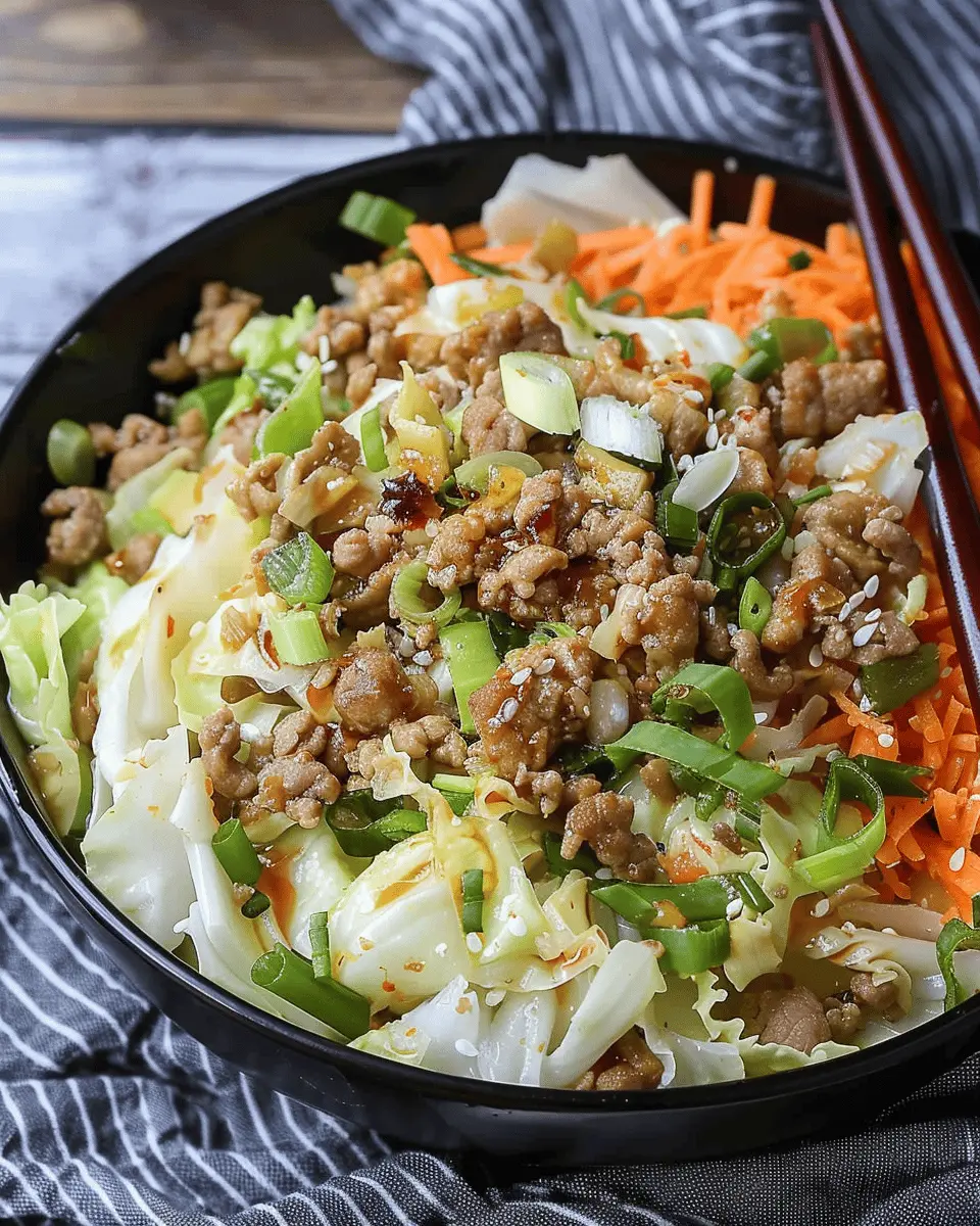 Egg Roll in a Bowl Recipe