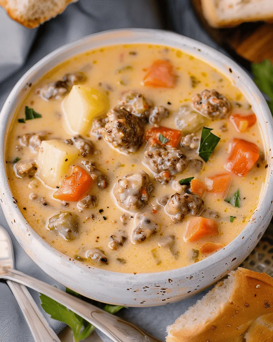 Cheeseburger Soup from Taste of Home: A Hearty Indulgence with Turkey Bacon