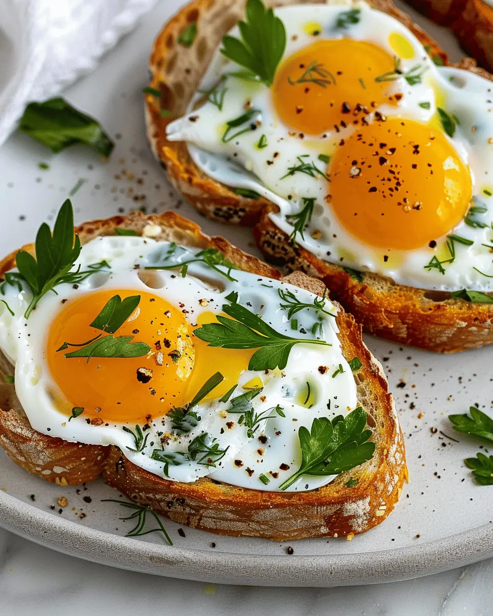 Smashed Egg Toasts with Herby Lemon Yogurt: A Delicious Twist
