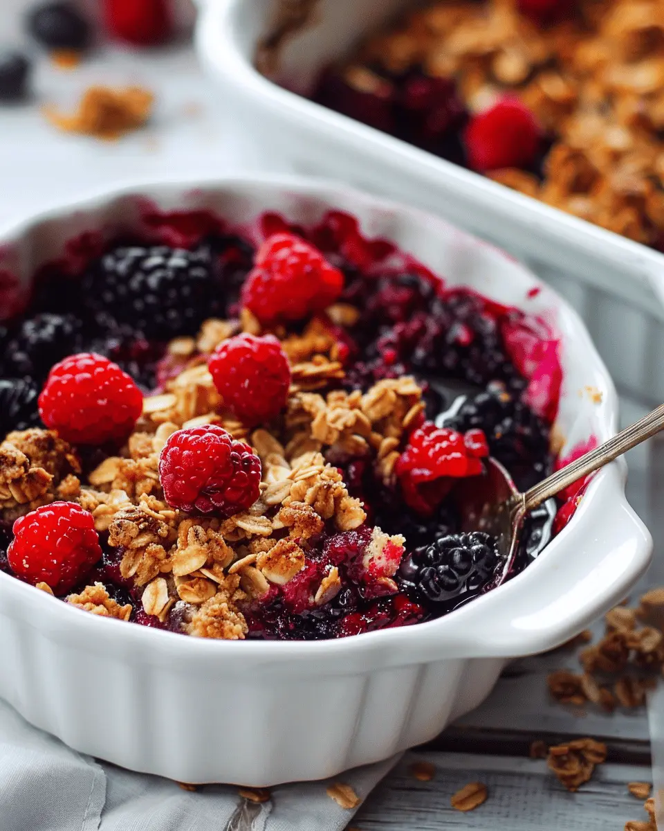 Mixed Berry Crisp: The Best Easy Dessert for Any Occasion