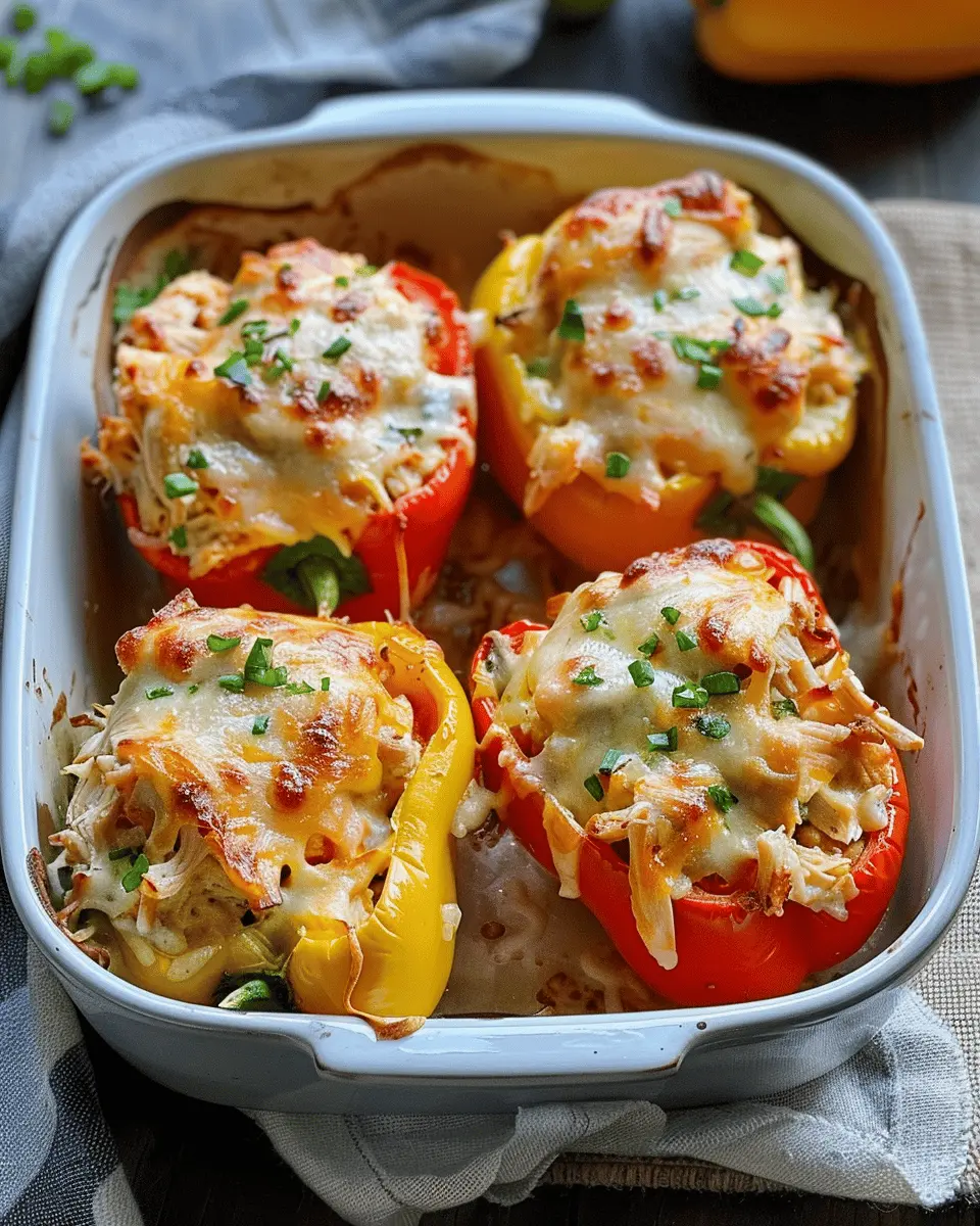 Creamy Chicken Stuffed Peppers: Easy Recipe for Flavorful Meals
