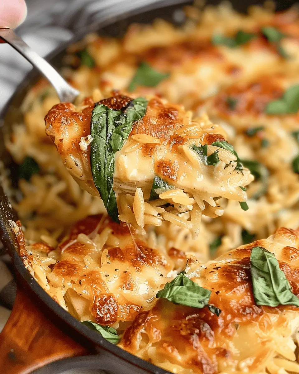 Monterey Chicken One Pan Orzo: Easy Comfort Food Delight
