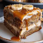 Salted Caramel Banana Cake