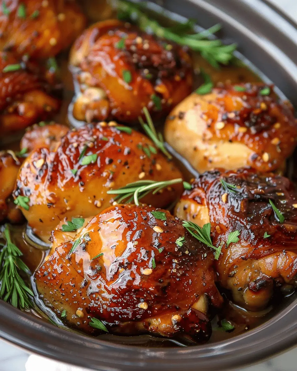 Slow Cooker Brown Sugar Garlic Chicken: Easy Family Delight