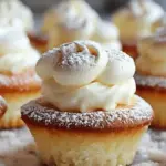 Fluffy Japanese Cotton Cheesecake Cupcakes
