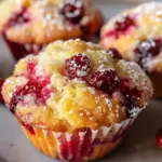 Ricotta Cranberry Orange Muffins