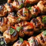 Thai Coconut Chicken Skewers