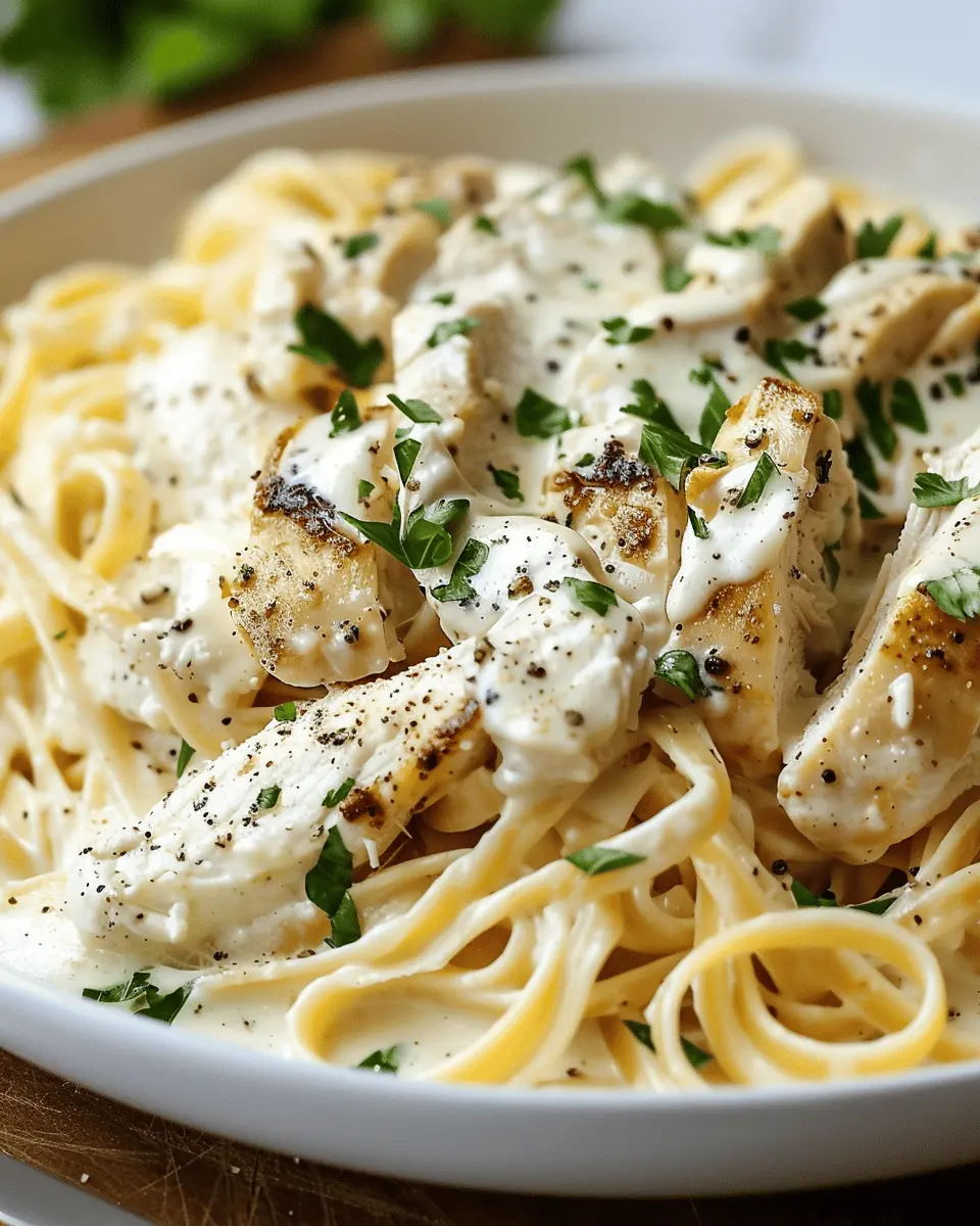 Easy Chicken Alfredo