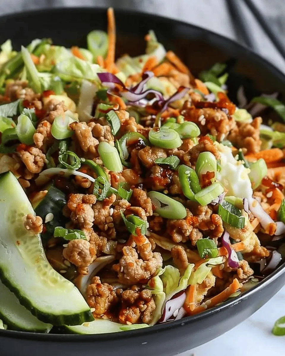 High Protein Egg Roll In A Bowl: Easy Turkey Bacon Twist