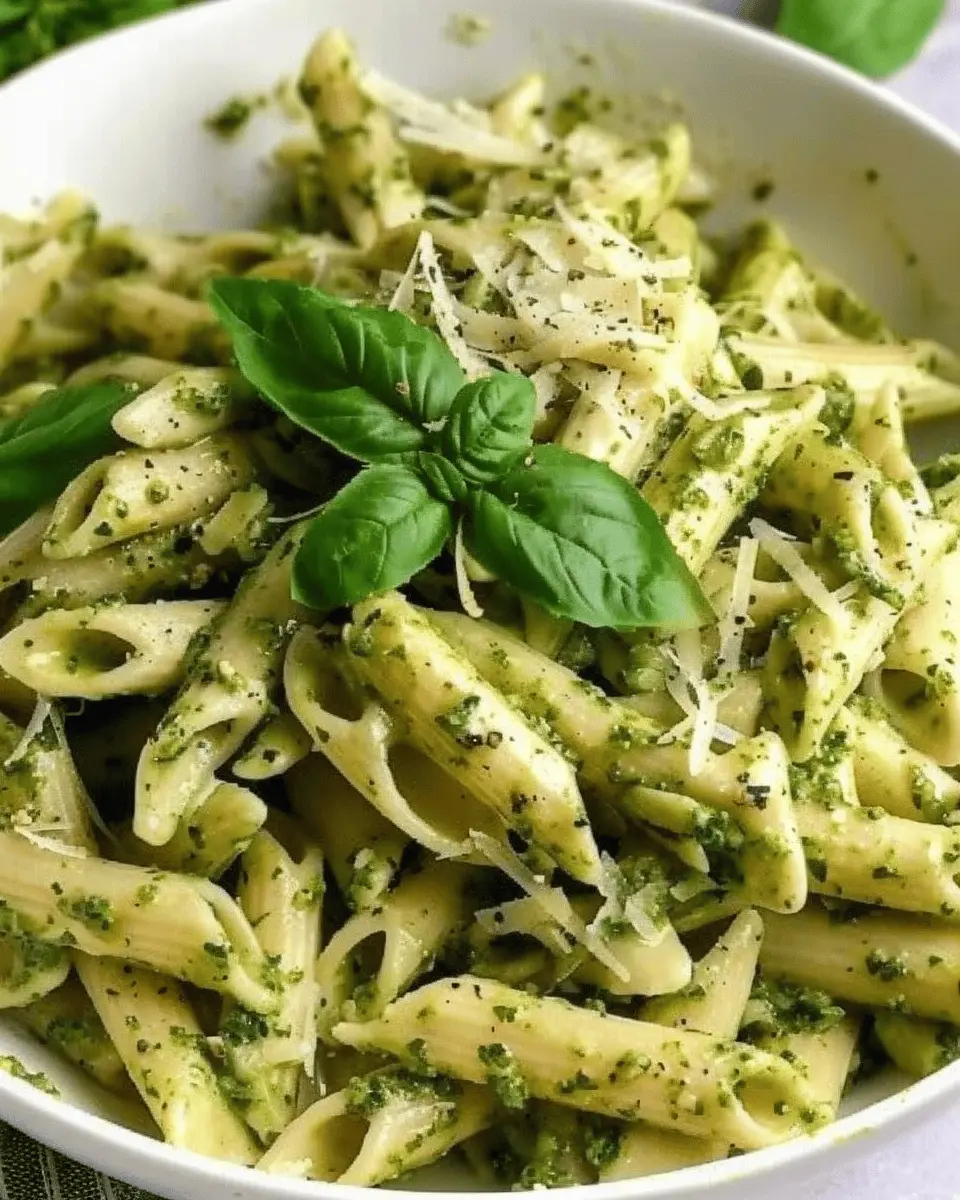 Creamy Pesto Pasta: A Quick and Indulgent Turkey Bacon Delight