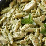 Creamy Chicken Pesto Pasta