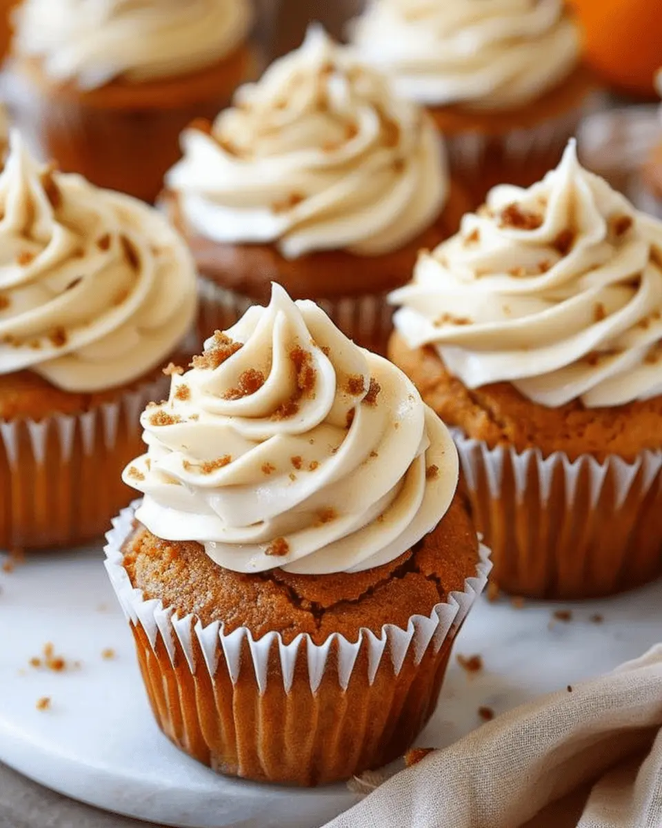 Pumpkin Cupcakes with Cream Cheese Frosting: The Best Fall Treat