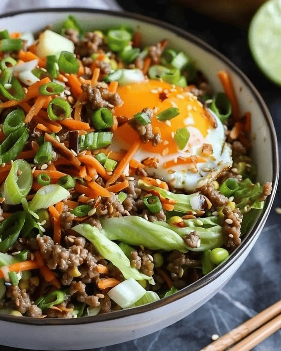 High Protein Egg Roll in a Bowl: Easy Family-Friendly Recipe