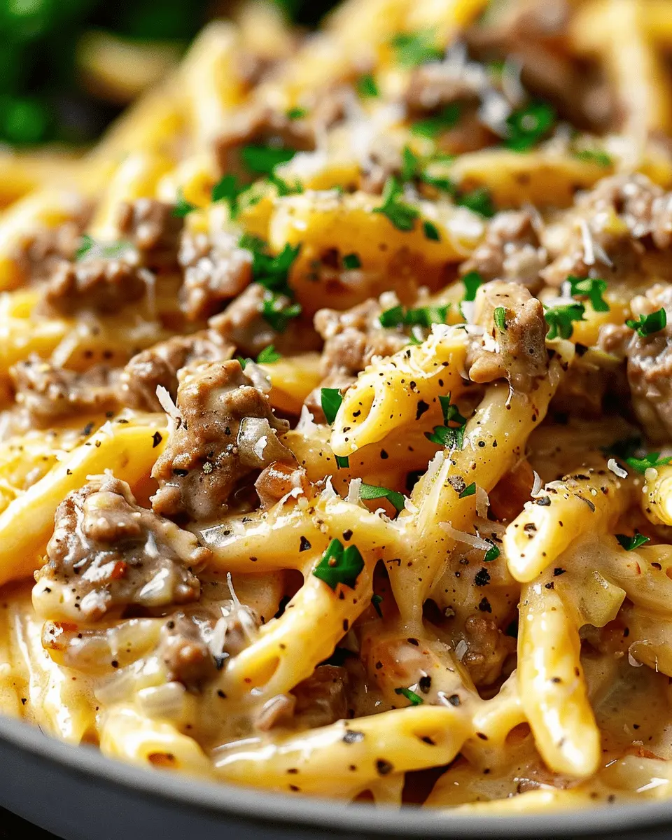 Irresistible Creamy Beef Pasta Recipe for Cozy Nights