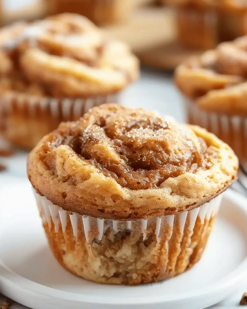 Apple Butter Swirl Muffins