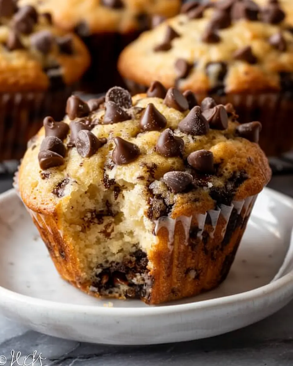 Amazing Chocolate Chip Banana Muffins Recipe
