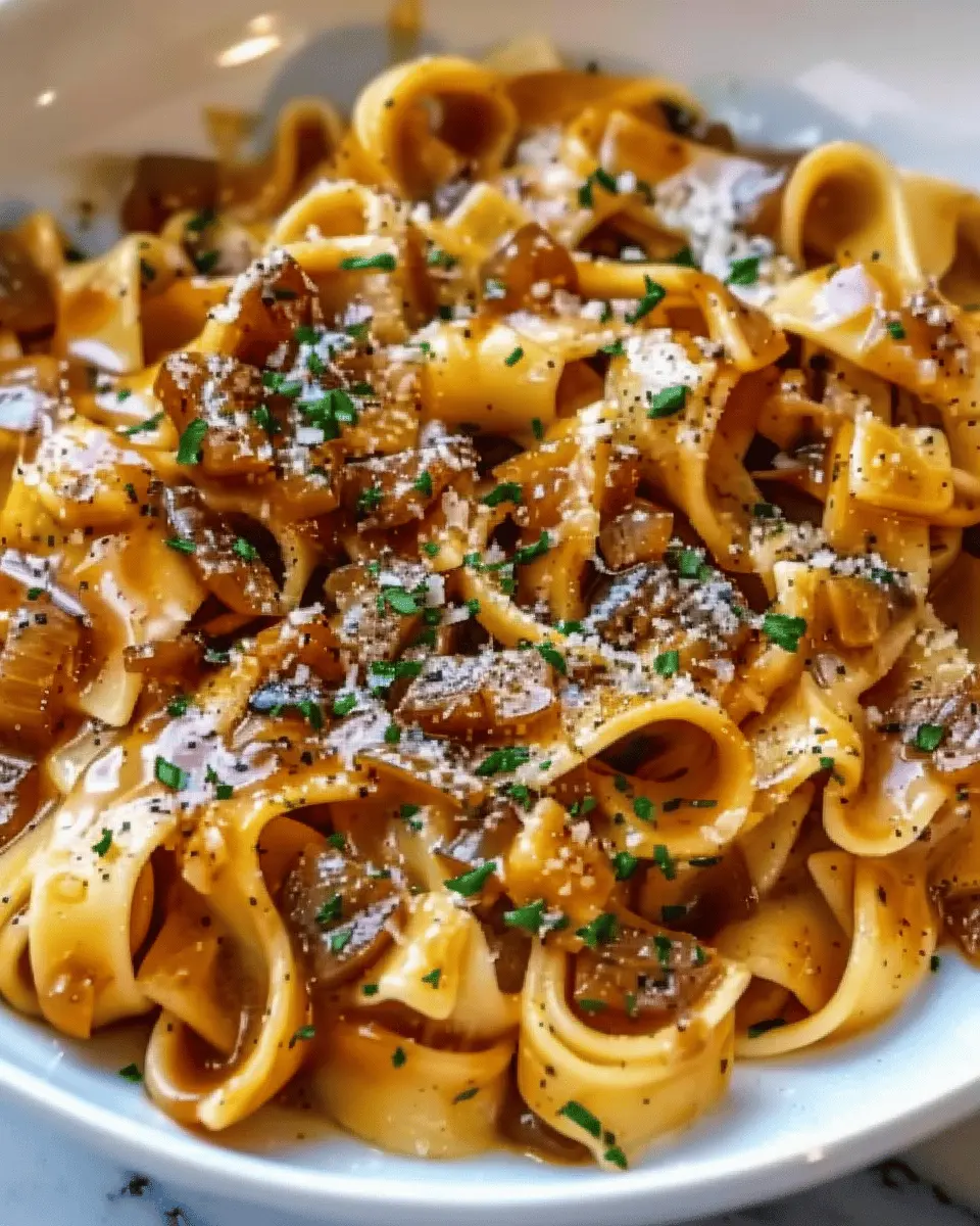 Caramelized French Onion Pasta