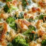 Chicken and Broccoli Alfredo Bake