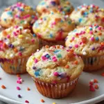 Mini Funfetti Muffins