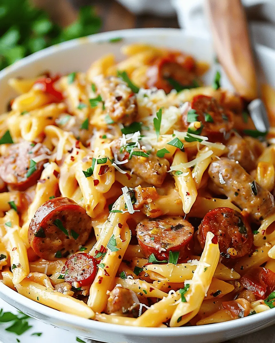 Cajun Sausage Pasta