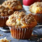 Saftige Apfel-Zimt Streusel Muffins –