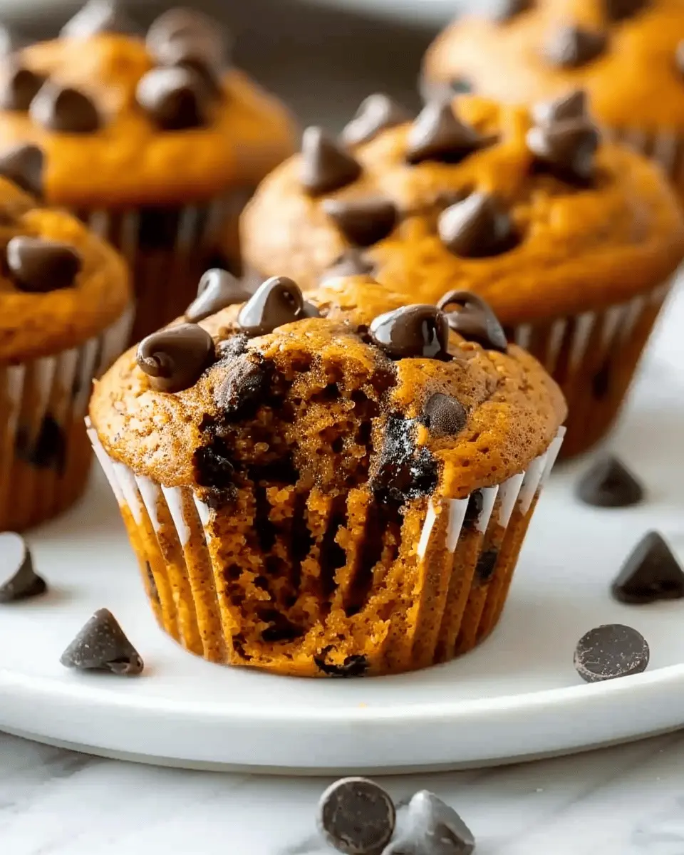 Pumpkin Chocolate Chip Muffins