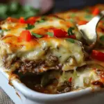 Low Carb Philly Cheesesteak Casserole