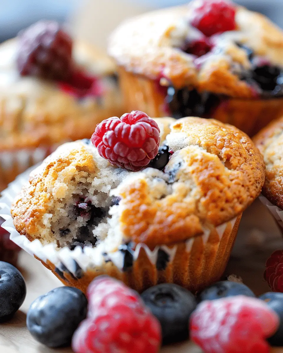 Bakery Style Mixed Berry Muffins: The Best Easy Recipe to Enjoy