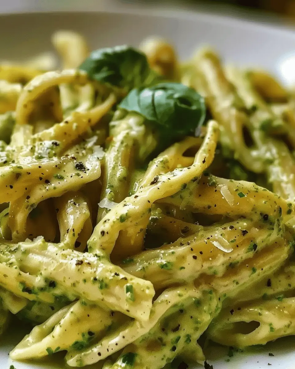 Creamy Pesto Sauce Pasta with Turkey Bacon: The Best Comfort Dish