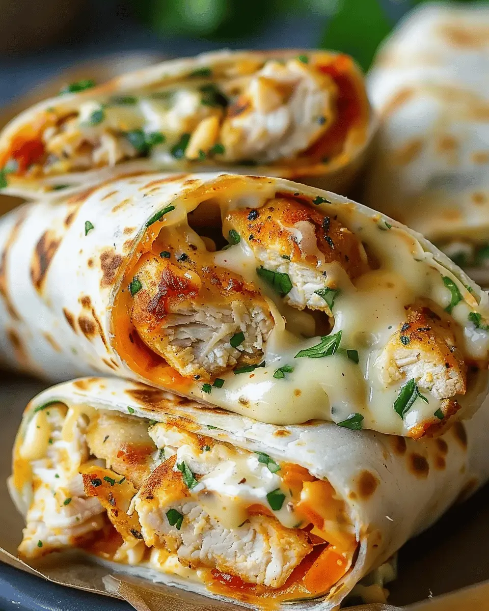 Low Carb Cheesy Garlic Chicken Wraps Recipes