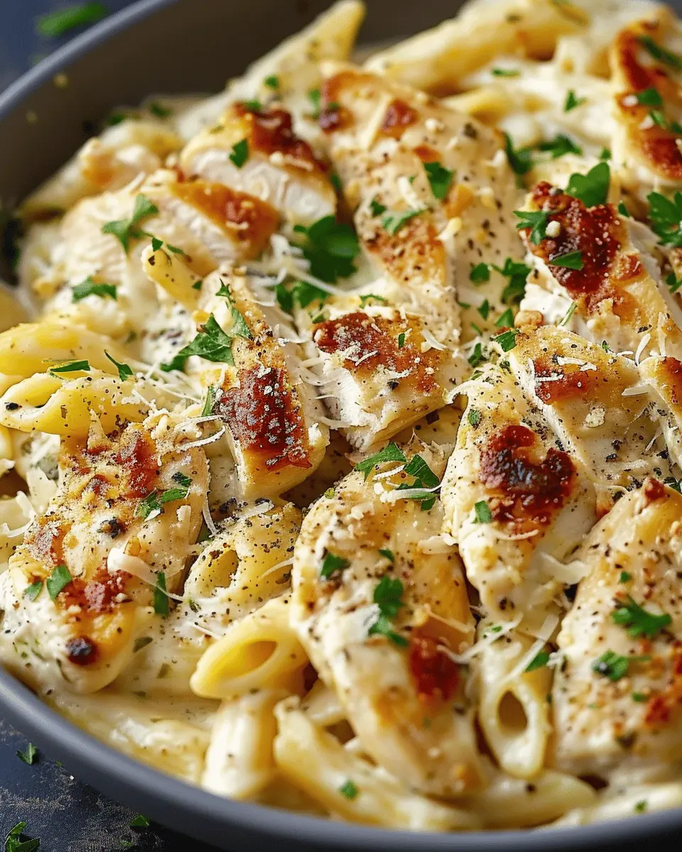 Must-Try Creamy Garlic Parmesan Chicken Pasta Recipe for Dinner Delight