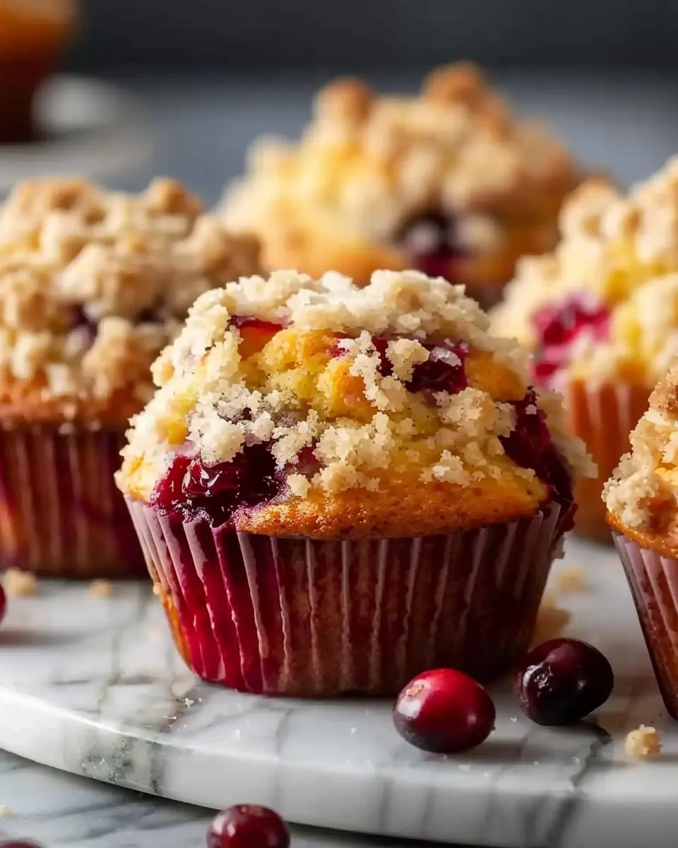 Cranberry Orange Muffins Recipe: Irresistible Streusel Topping Delight