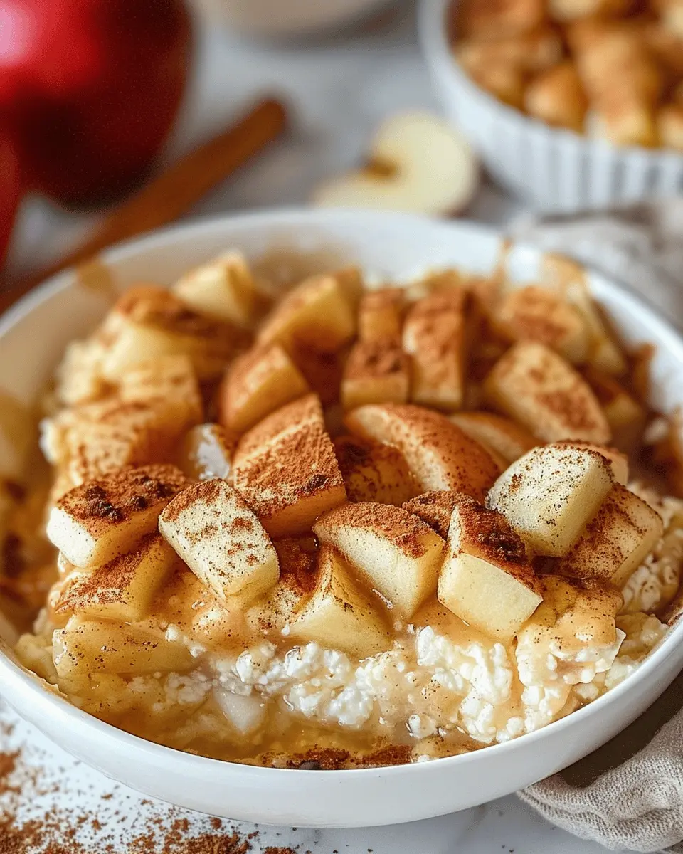 Apple Cinnamon Cottage Cheese Bake: A Delightfully Easy Treat