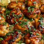One-Pan Honey Butter Garlic Chicken & Rice
