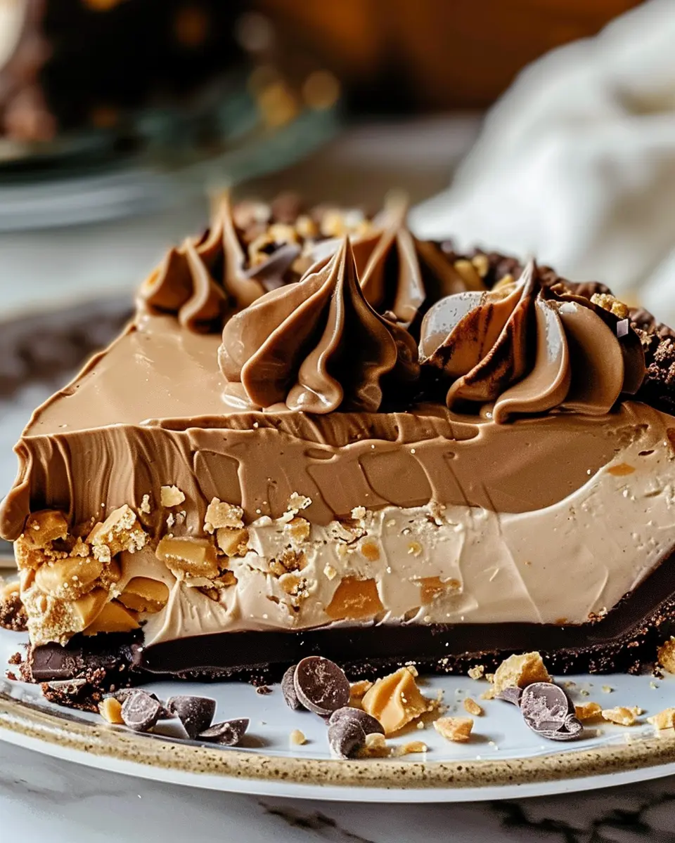 No-Bake Cream Cheese Peanut Butter Pie: Indulgent Chocolate Bliss