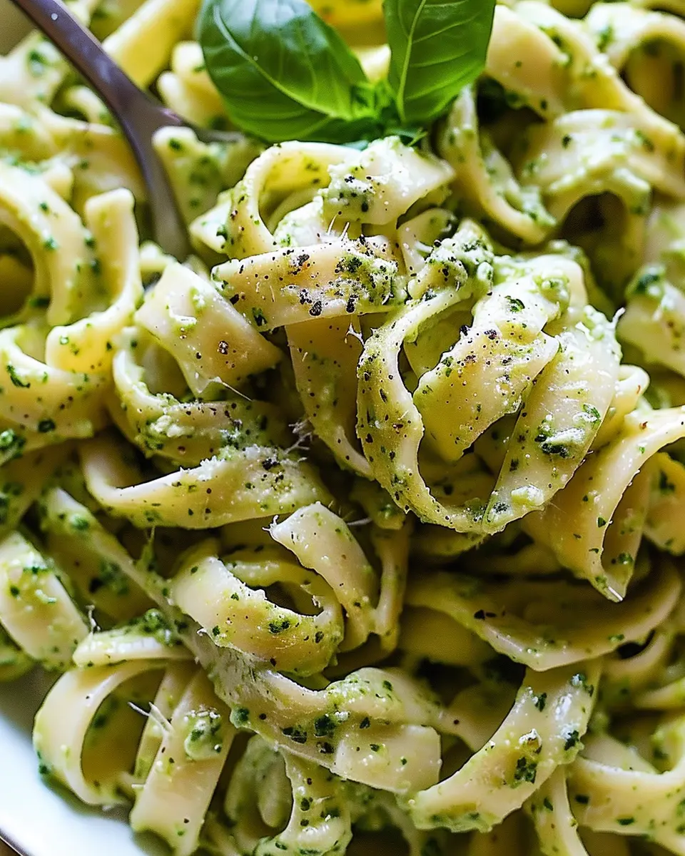 Indulge in Creamy Pesto Pasta: A Delightful Twist with Turkey Bacon