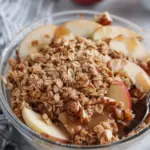 Healthy High Protein Apple Crisp
