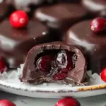 Chocolate Covered Cranberry Sauce Bites for Festive Indulgence
