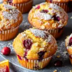Citrus Orange Cranberry Muffins