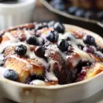 Blueberry Cinnamon Roll Casserole