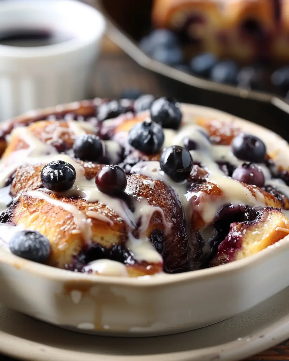 Blueberry Cinnamon Roll Casserole: The Best Indulgent Breakfast Treat
