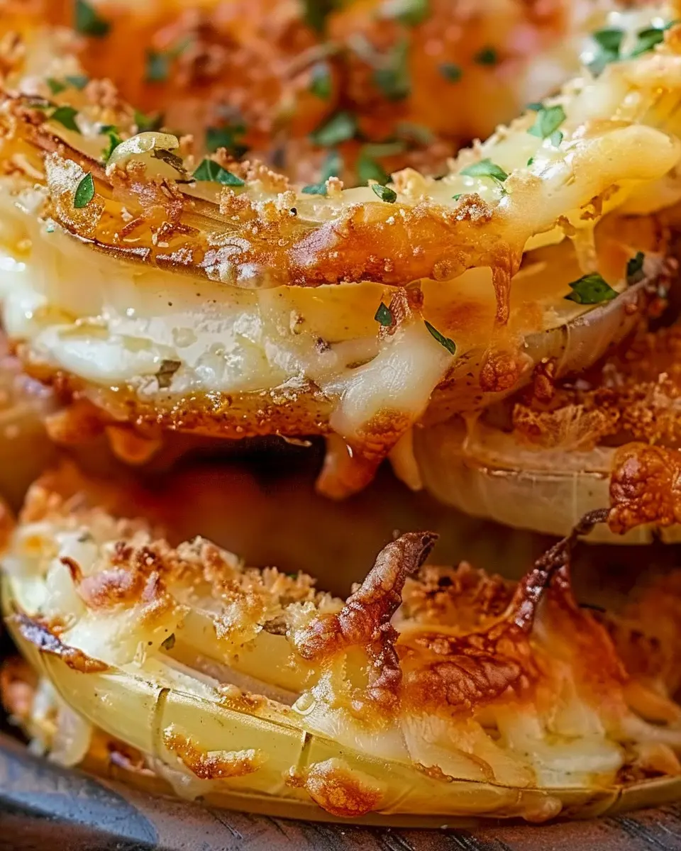 Cheesy Baked Side Dish Better Than Onion Rings with Turkey Bacon