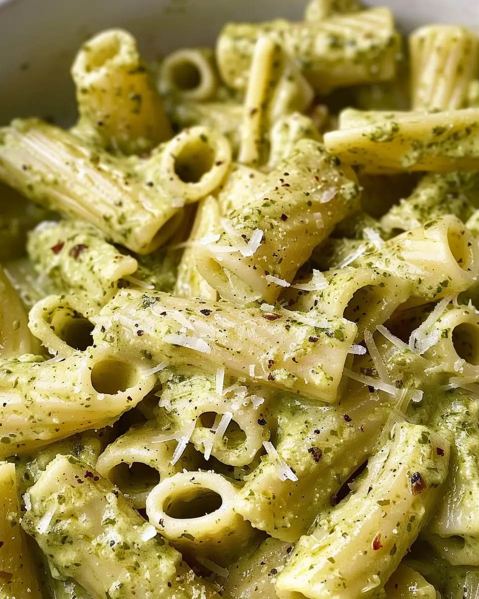 Easy Pesto Pasta: A Delightful Dish with Turkey Bacon and Chicken Ham