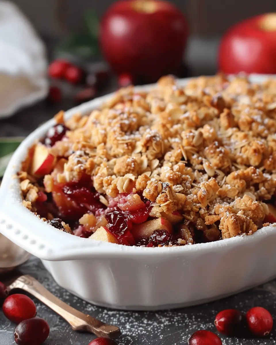 The Best Cranberry Apple Crisp Recipe Ever: A Heartwarming Delight