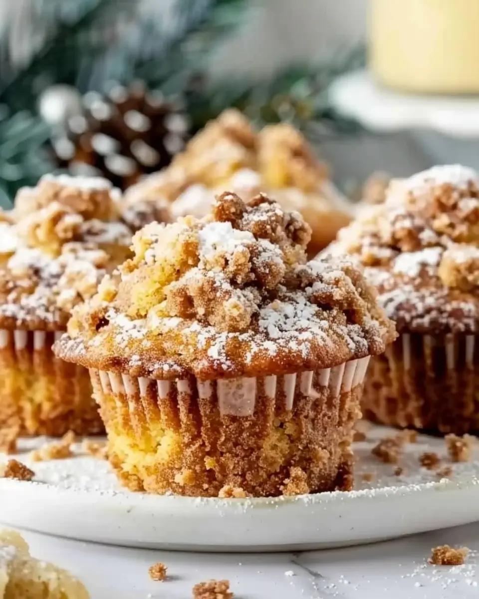 Cozy Gingerbread Coffeecake Muffins for a Joyful Holiday Bake