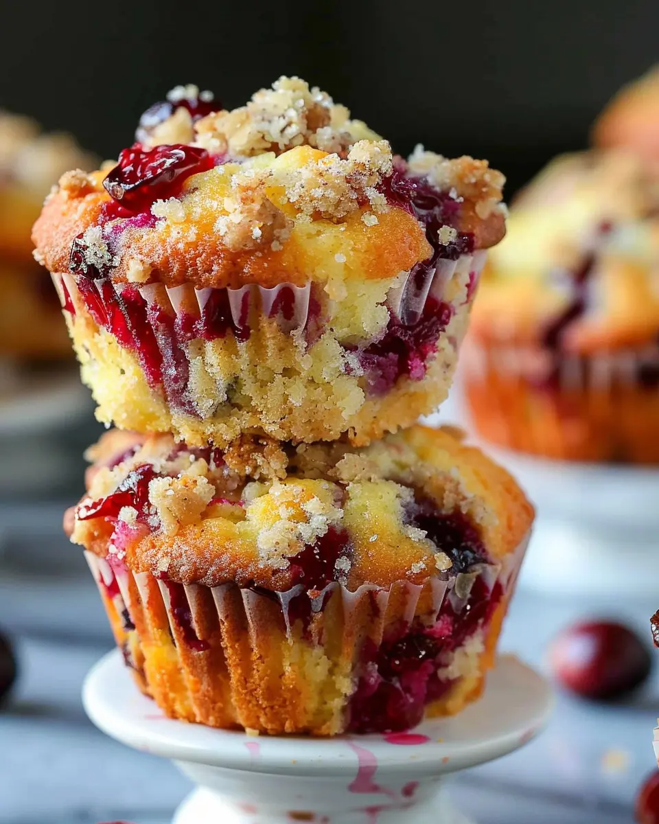 Cranberry Orange Muffins: Easy Recipe with Streusel Topping